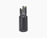 Joseph Joseph Elevate 5-piece multicolour knife set in rotating carousel block