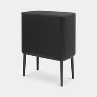 Rear view of the Bo Touch Bin showing flat wall-hugging back